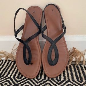 “No Name” Looped Thong Sandals